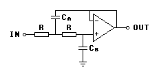 2nd order Bessel Lowpass