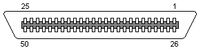 50 PIN CENTRONICS FEMALE