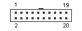 20 PIN IDC FEMALE
