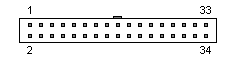 34 PIN IDC FEMALE