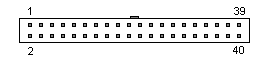 40 PIN IDC FEMALE