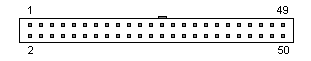 50 PIN IDC FEMALE