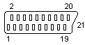 21 PIN SCART MALE
